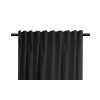 Zasłona z taśmą CASUAL CHIC 140x270 czarny